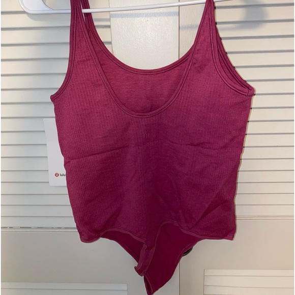 NWT Lululemon Ebb to Street Bodysuit *Light Support, B/C Cups
Pink Lychee - Picture 5 of 9
